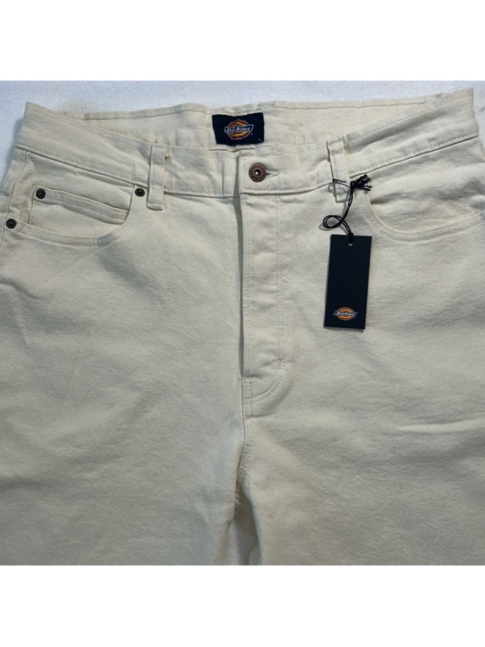 Dickies 34 x 32 Jeans Thomasville Denim Jean Pants in Natural 5 pockets NWT - Picture 8 of 14